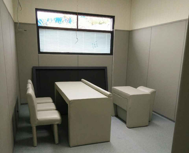 審問室SIW防撞墻系統(tǒng)效果圖