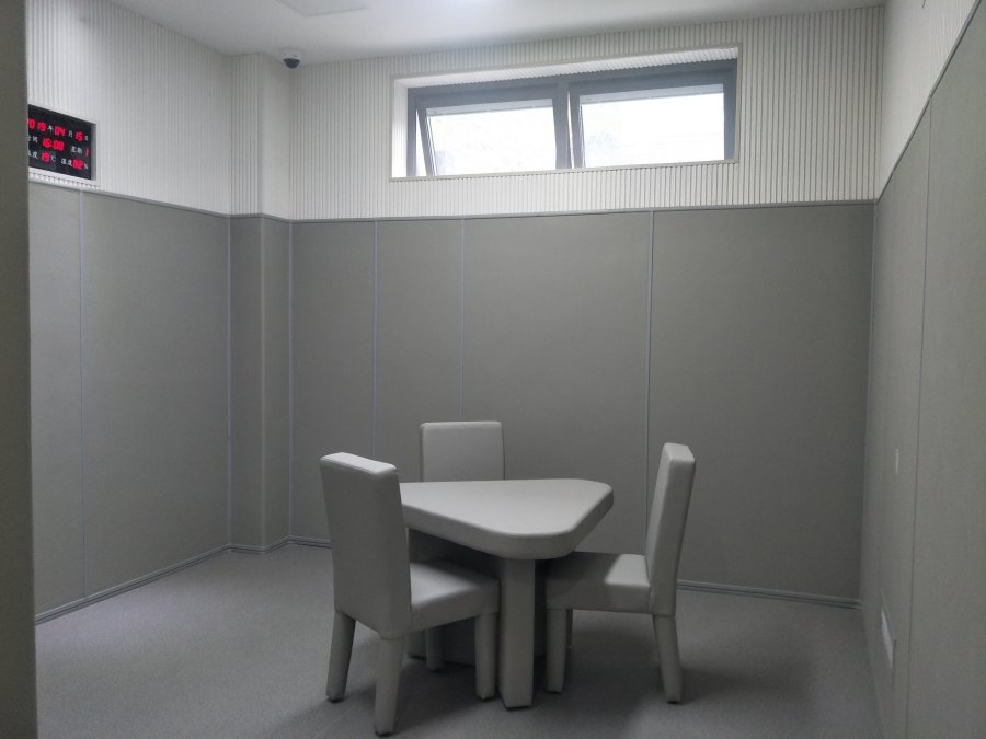 廣西桂林審訊室防撞軟包建設(shè)案例效果圖