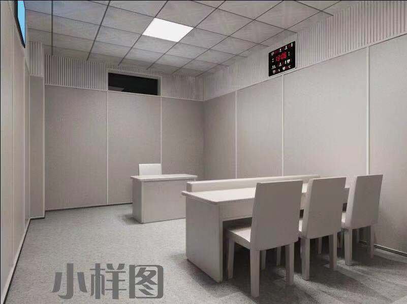 審訊室軟包防撞墻案例 審訊室軟包