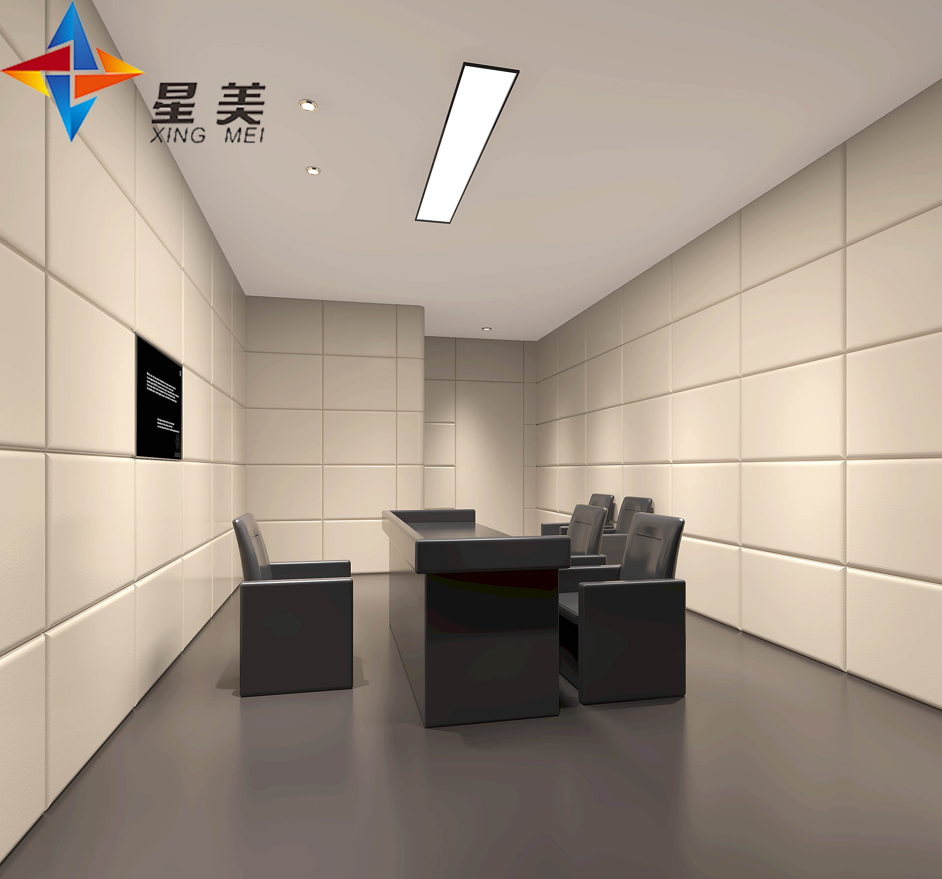 應(yīng)對突發(fā)沖撞事件？審訊室軟包新型裝飾材料安全指數(shù)提升90%